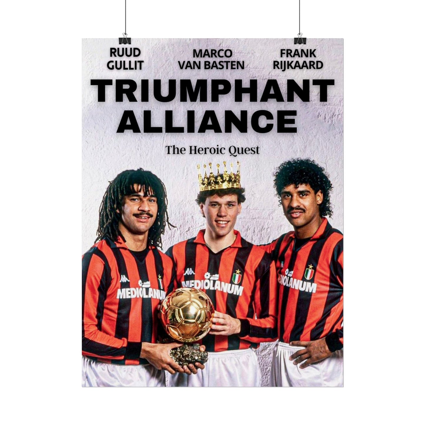 'Triumphant Alliance' Gullit x Van Basten x Rijkaard