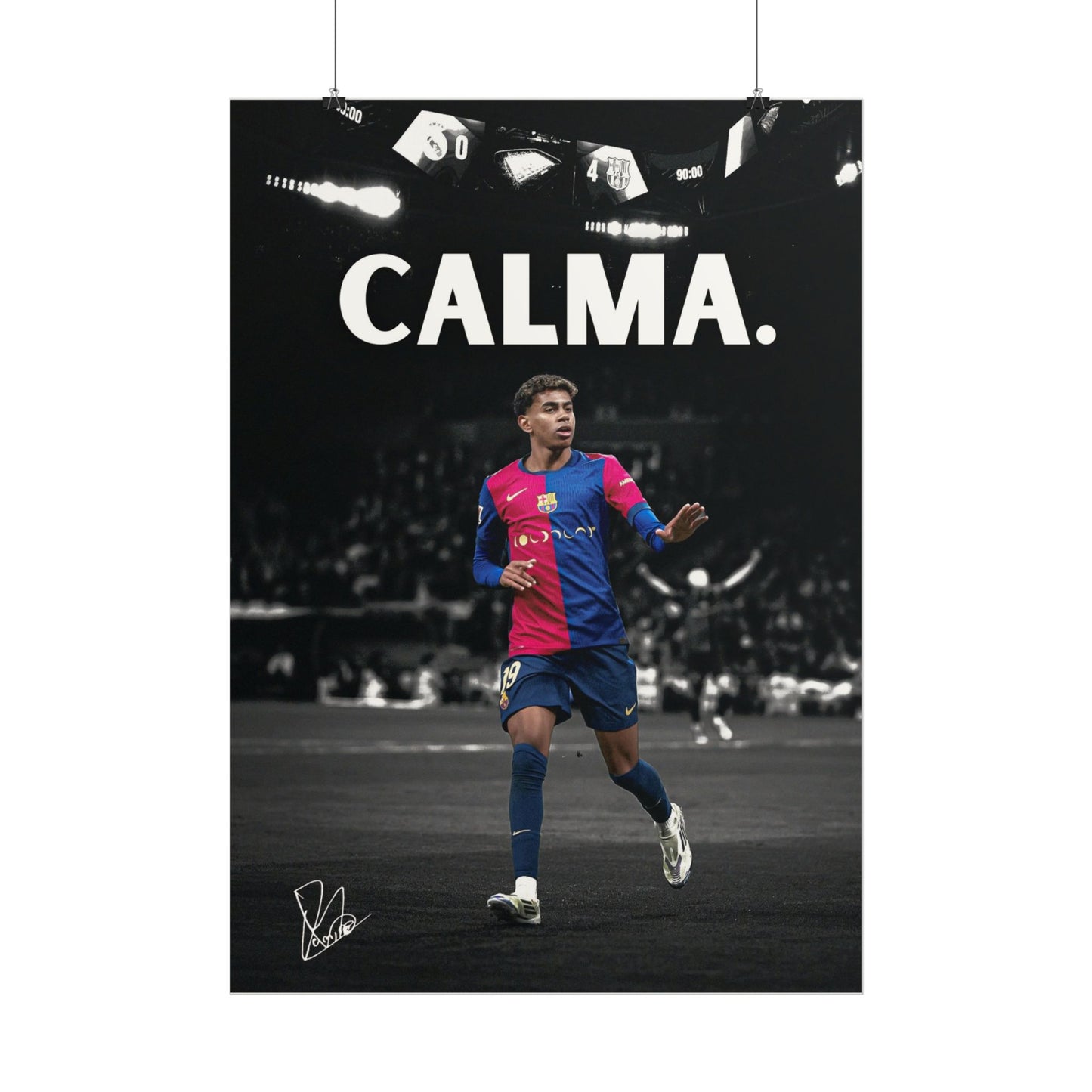 'Calma' Lamine Yamal poster